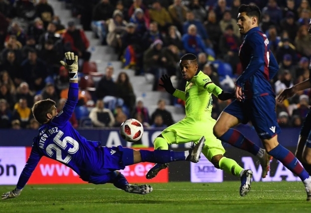 Levante 2 -1 Barcelona: Under-strength Blaugrana beaten in Copa del Rey
