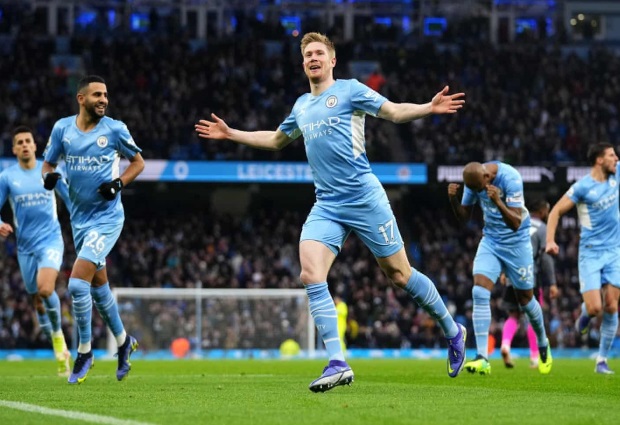 Manchester City 6-3 Leicester: Manchester City’s Laporte and Sterling end Leicester comeback in 6-3 thriller