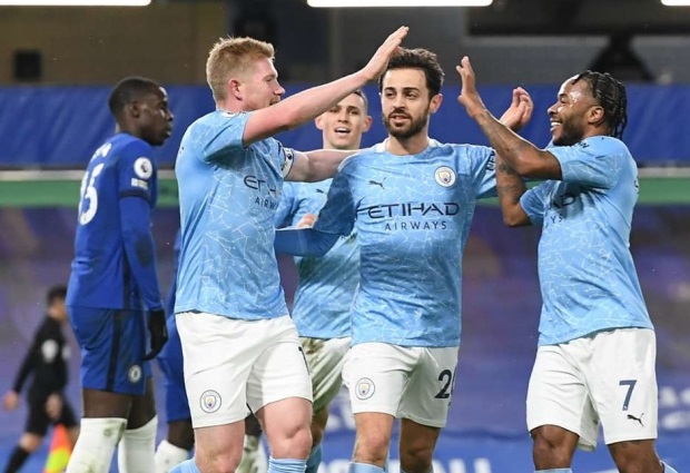 Chelsea 1-3 Manchester City: De Bruyne stars as Guardiola's side cruise to victory