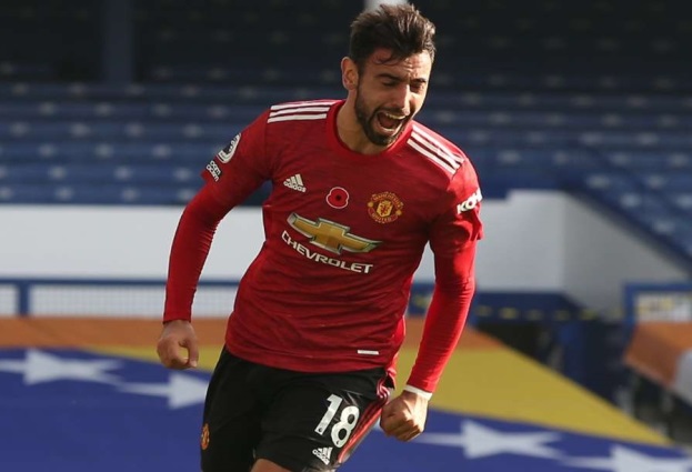 Everton 1-3 Manchester United: Bruno Fernandes leads Solskjaer to valuable victory