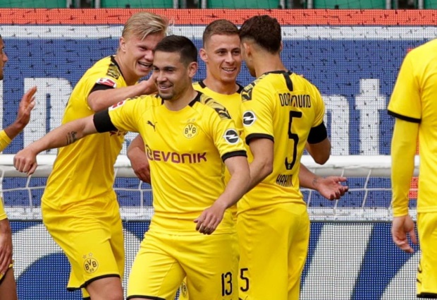 Wolfsburg 0-2 Borussia Dortmund: Guerreiro, Hakimi secure scrappy win before Der Klassiker