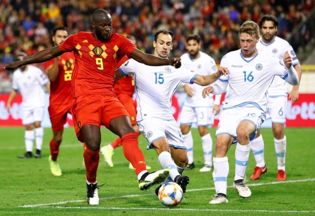 Belgium 9 -0 San Marino: Lukaku landmark helps book Euro 2020 final berth