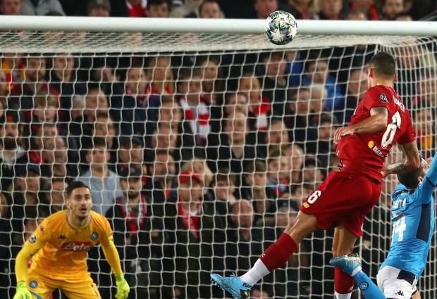 Liverpool 1 -1 Napoli: Dejan Lovren header earns draw for Reds