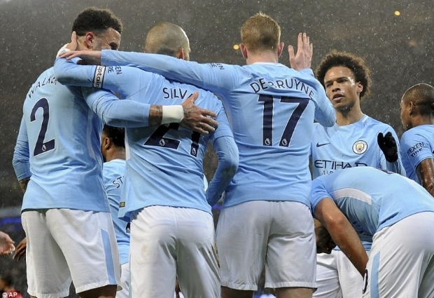 Manchester City 3 -1 Leicester City: Gundogan and Jesus complete champions' comeback