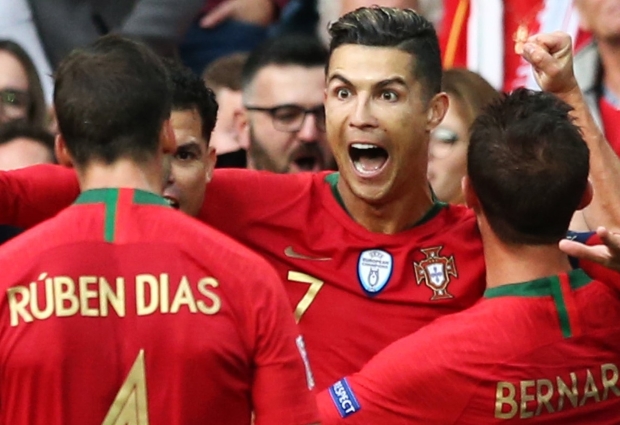 Portugal - Switzerland  3-1: Ronaldo lights up Nations League finals with more records in sight