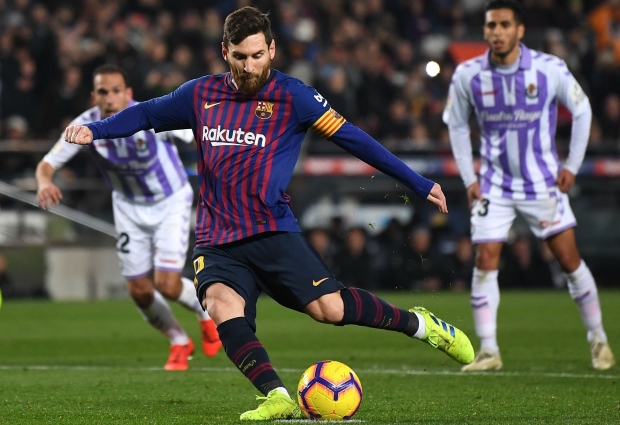 Barcelona 1 -0 Real Valladolid: Hit and miss as Lionel Messi gets job done