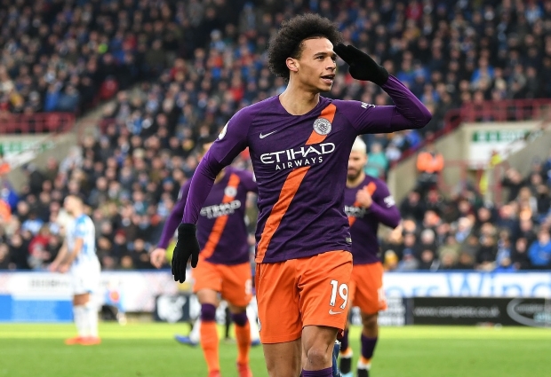 Huddersfield  0 -3 Manchester City: Danilo, Sterling and Sane on target for ton-up City