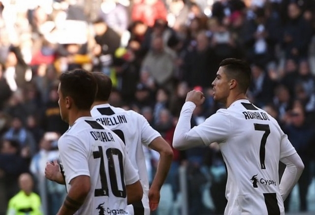 Juventus 2 -1 Sampdoria: Cristiano Ronaldo at the double as champions saved by VAR