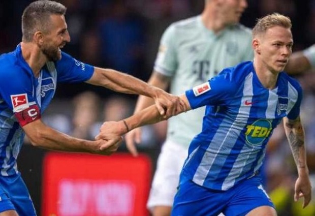 Hertha Berlin 2 -0 Bayern Munich: Champions stunned as Kovac suffers first defeat