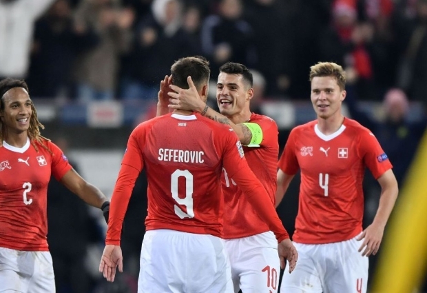 Switzerland 5 -2 Belgium: Seferovic treble crowns incredible comeback