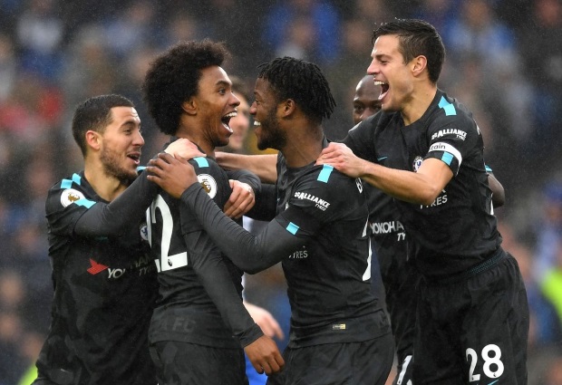 Brighton 0 -4 Chelsea: Eden Hazard at unstoppable best as visitors take advantage of accommodating hosts
