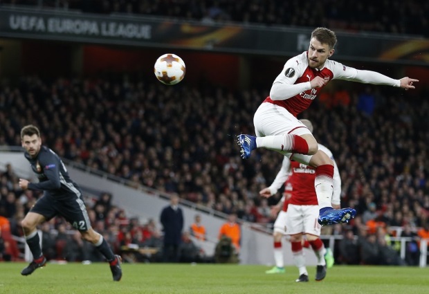 Arsenal 4 -1 CSKA Moscow: Ramsey and Lacazette put Gunners in charge