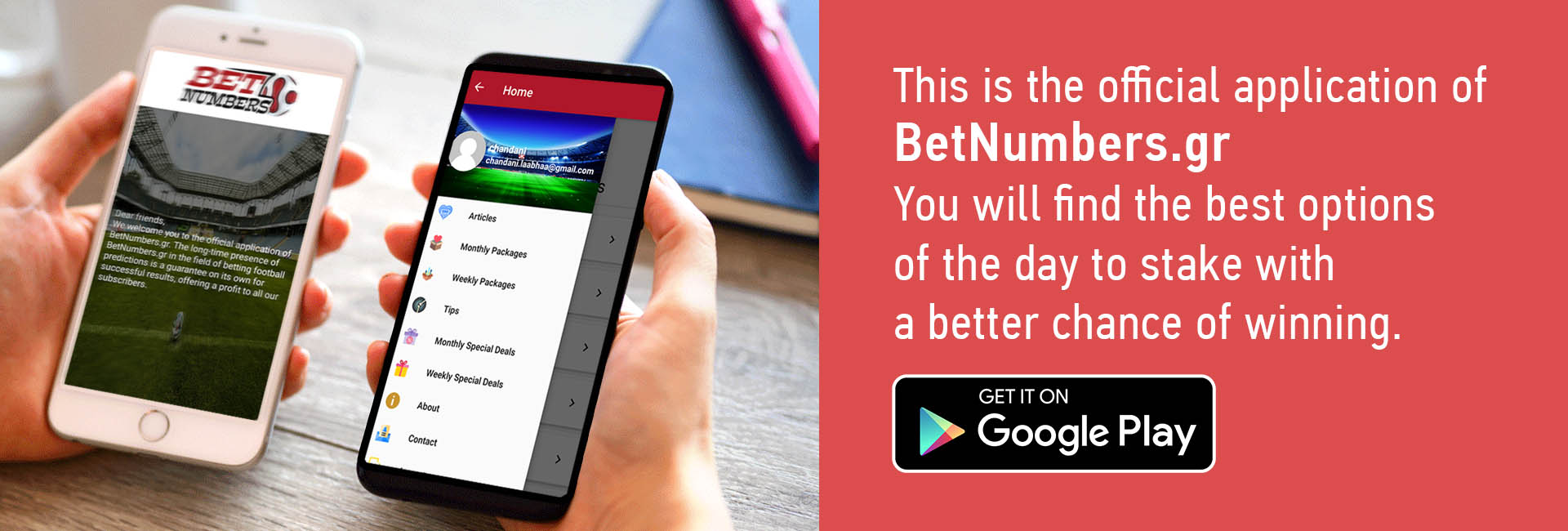 Betnumbers App