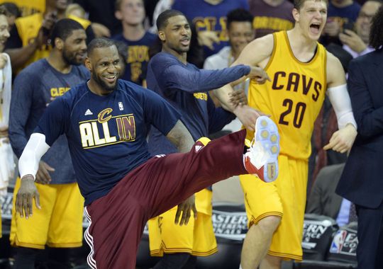 Cavaliers sweep Hawks as LeBron James reaches fifth consecutive NBA Finals