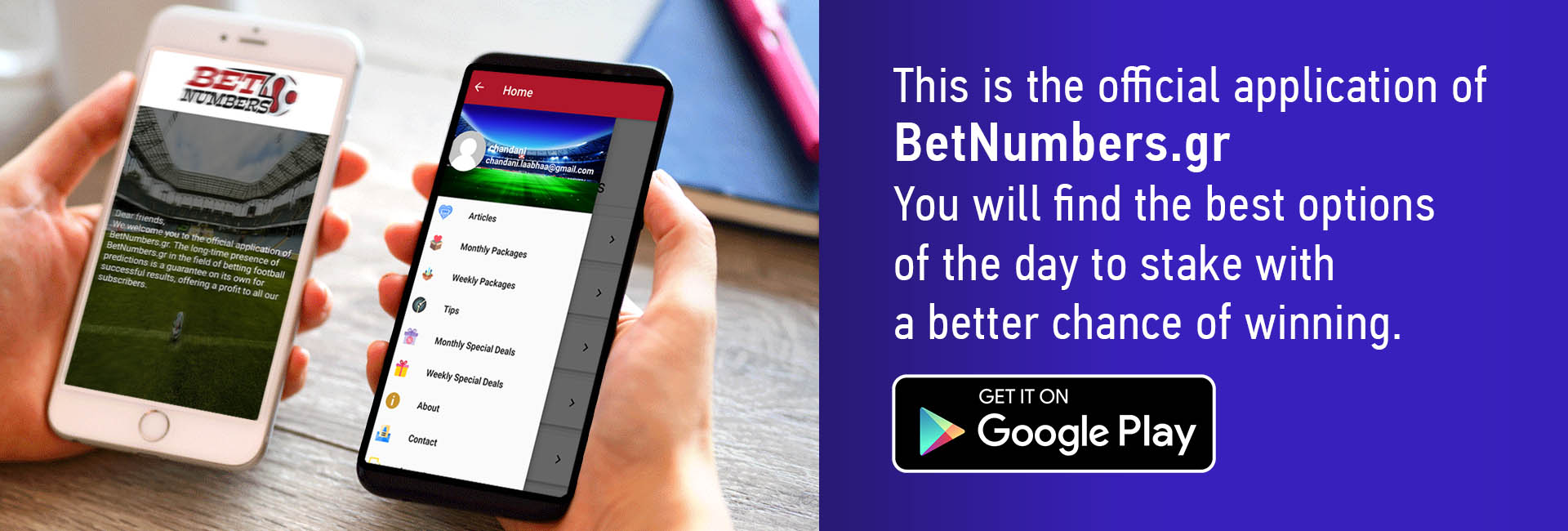 Betnumbers App