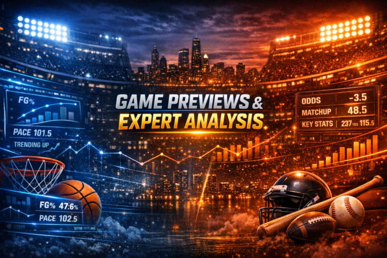 Read more about the article Game Previews & Expert Analysis
